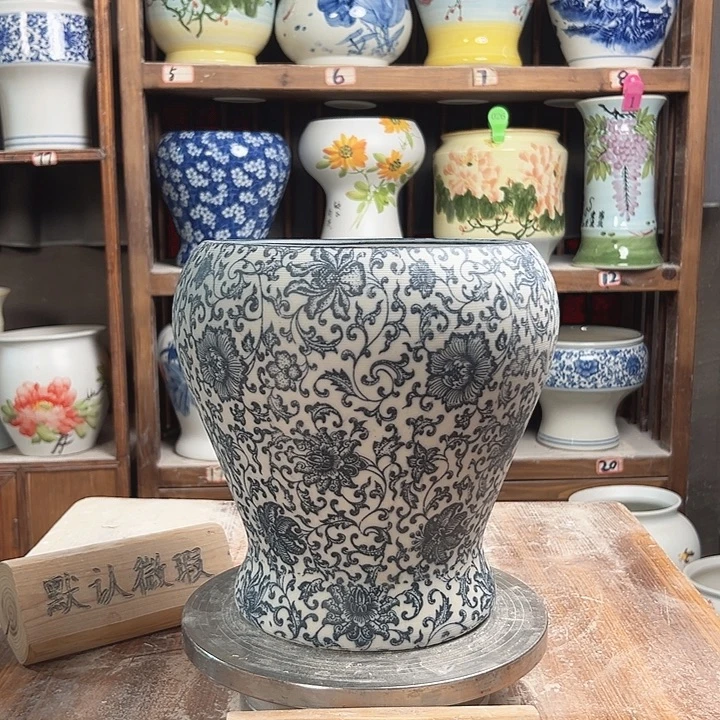 鱼尾复古青花新款新款陶瓷陶瓷陶瓷