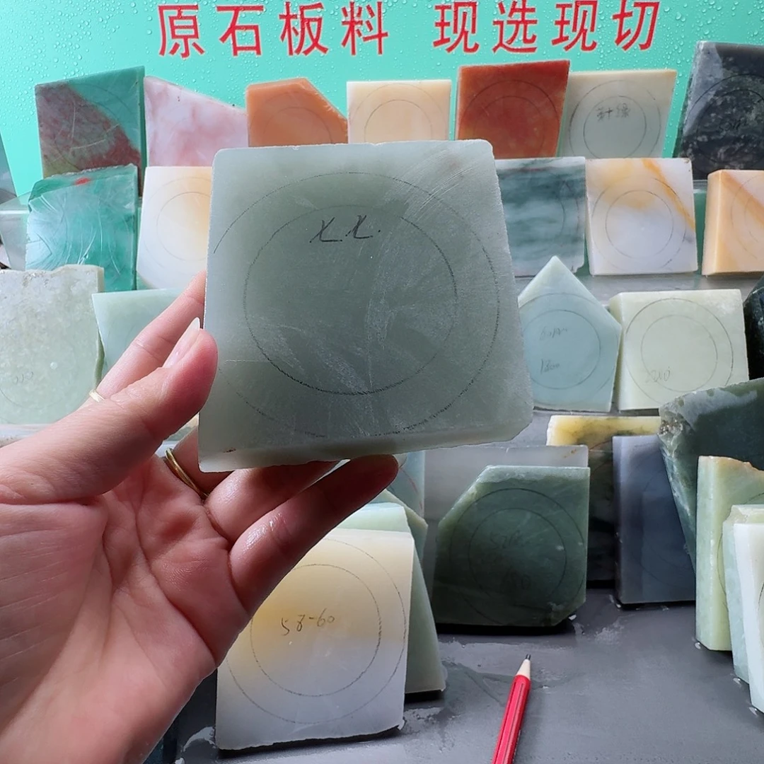 七***七石英质玉未镶嵌手镯东陵玉手镯定制