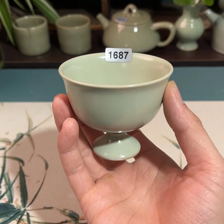 汝瓷1687 柴窑开窑矿石釉