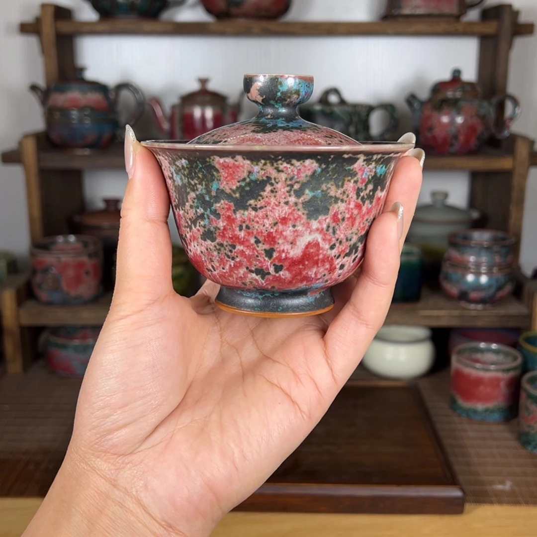 陶摆件李自伟钧瓷 神垕镇原产地