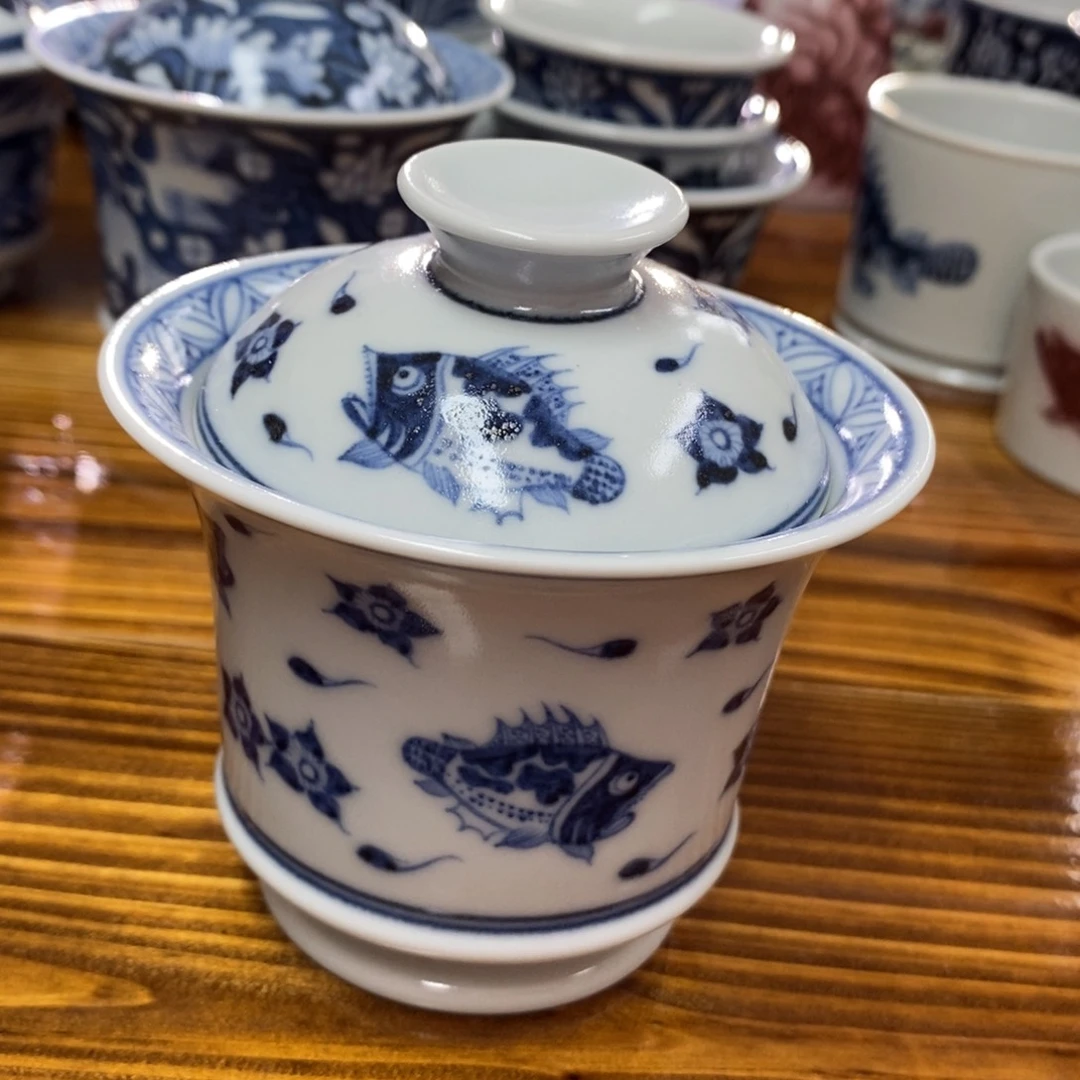 缸景德镇手工手绘陶瓷