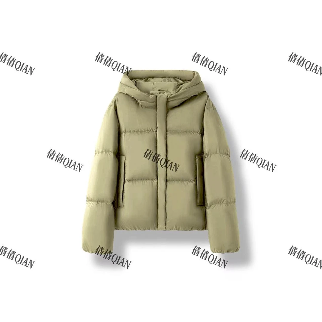 （抹茶色）经典时尚羽绒短外套休闲通勤风（CSM-RD361-167）
