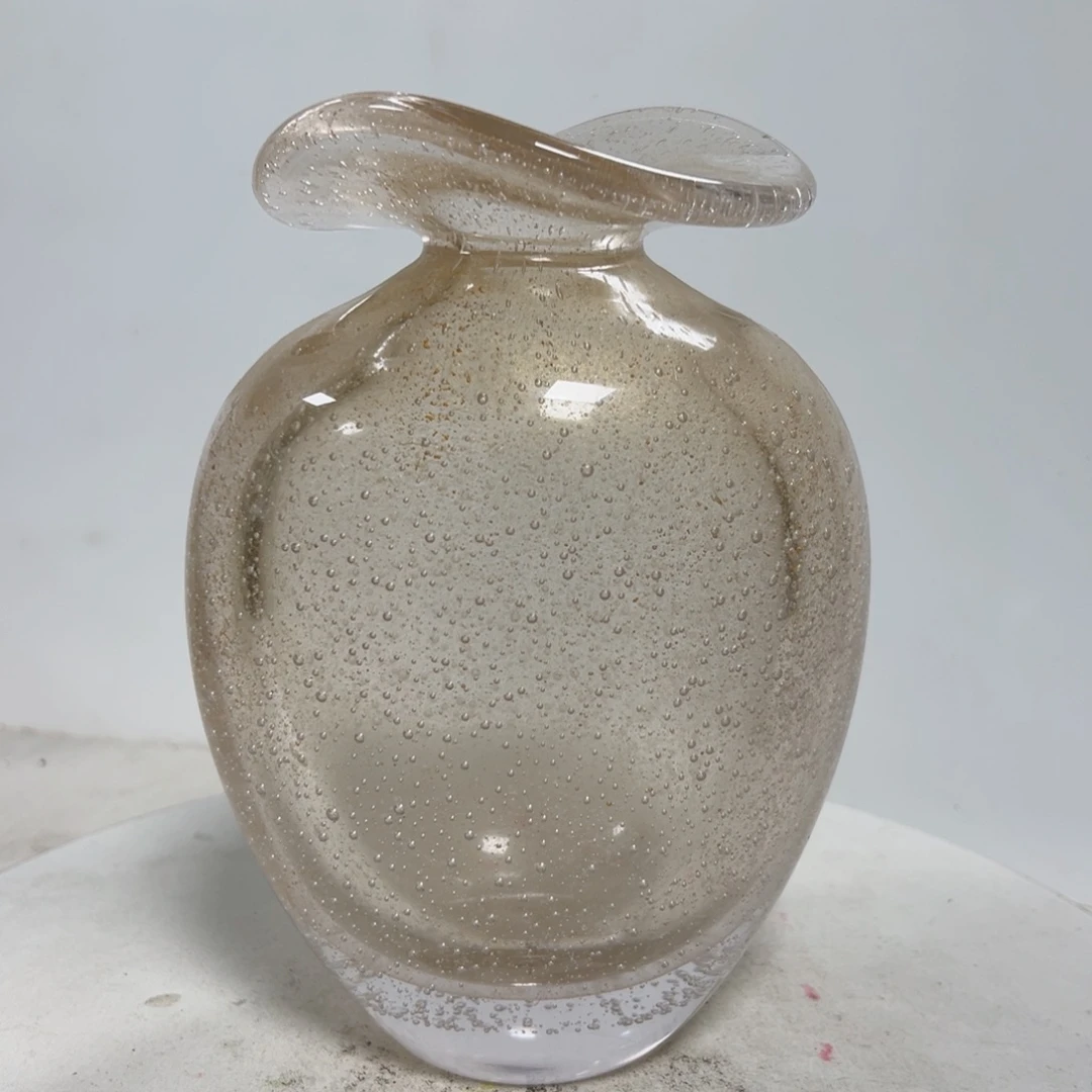 19 高轻奢琉璃花器福利正常手工痕迹
