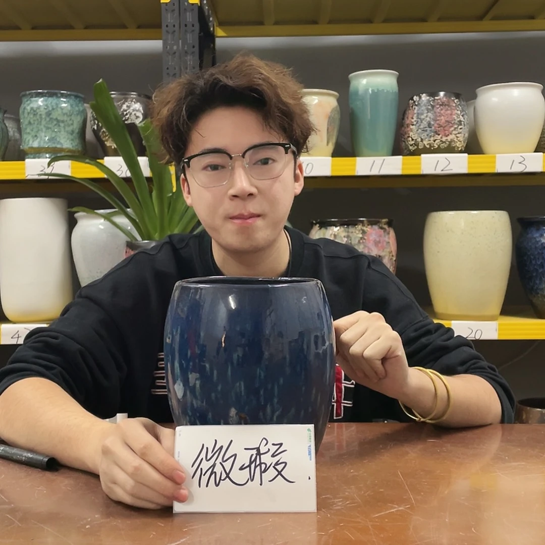 宜兴紫砂粗陶花盆微瑕1  15/20