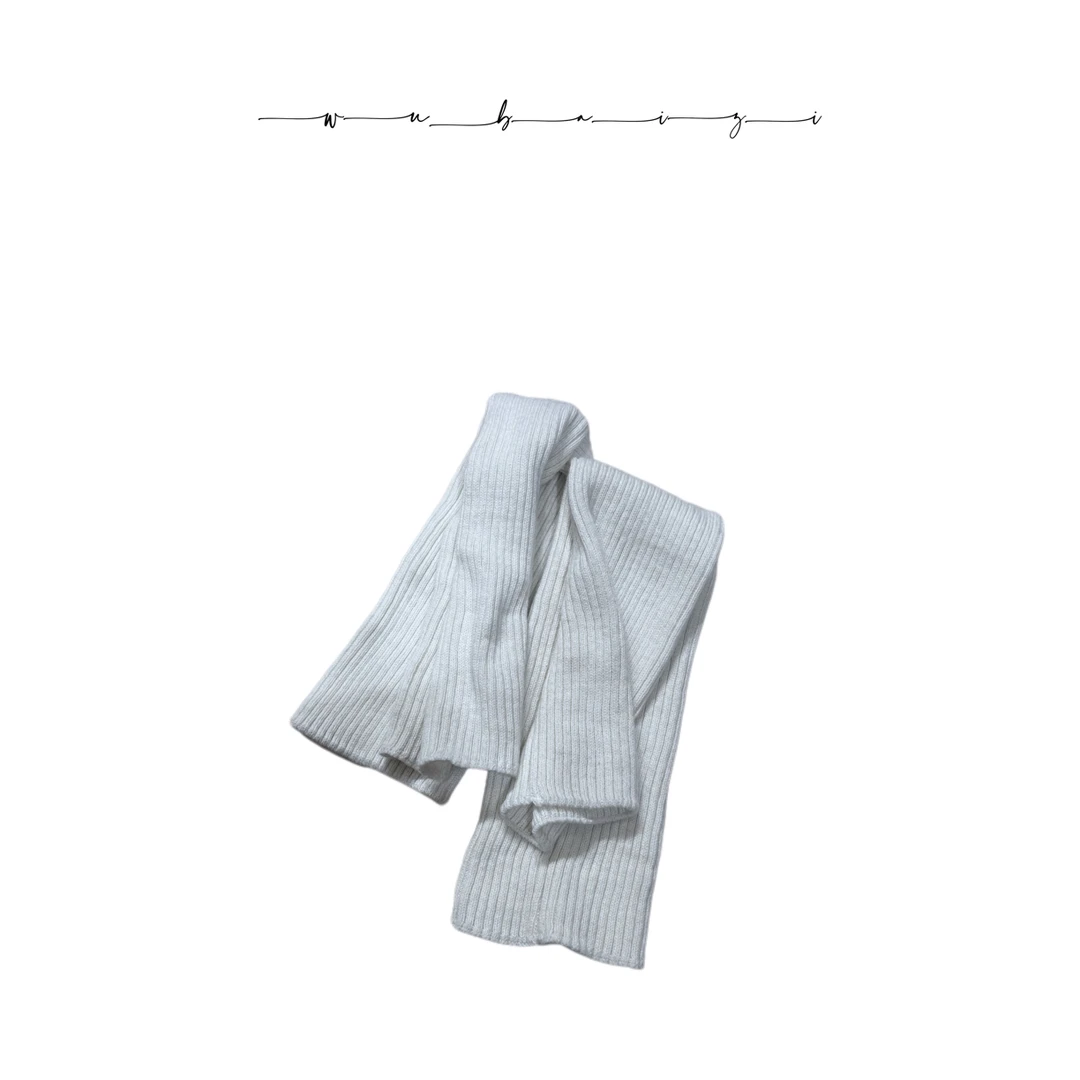 WUBAIZI｜羊毛针织袜套堆堆袜小腿袜秋冬保暖腿套袜子女慵懒风