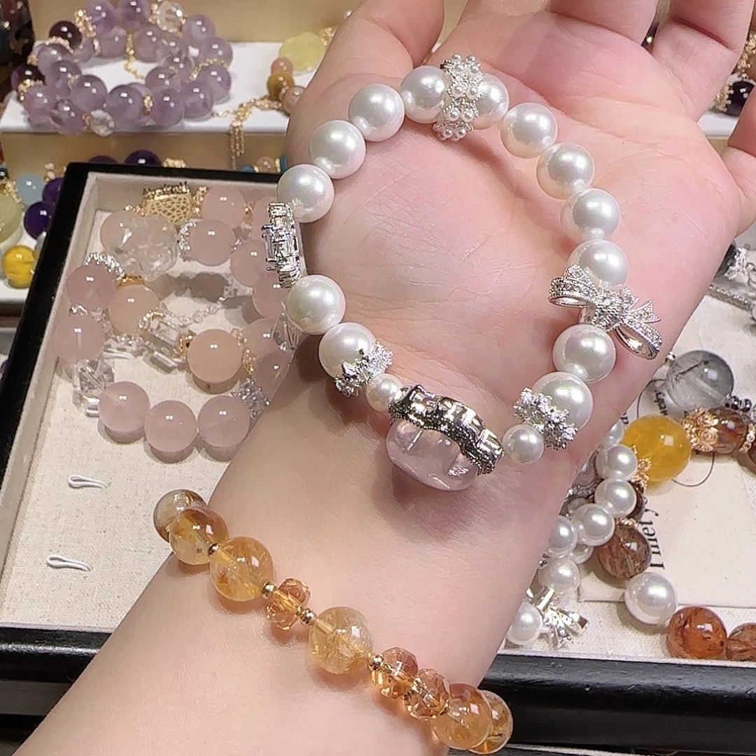 水晶手链未镶嵌把