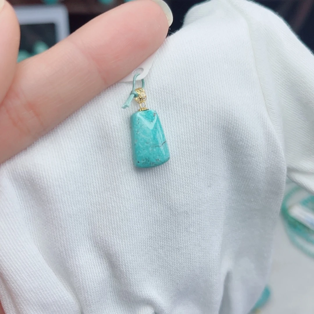 绿松石18K金镶嵌绿松石