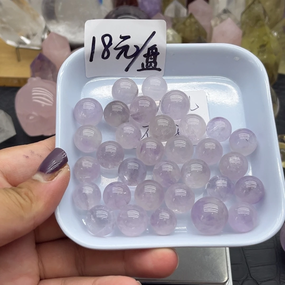 未镶嵌珠宝半成品紫晶62 11-13mm
