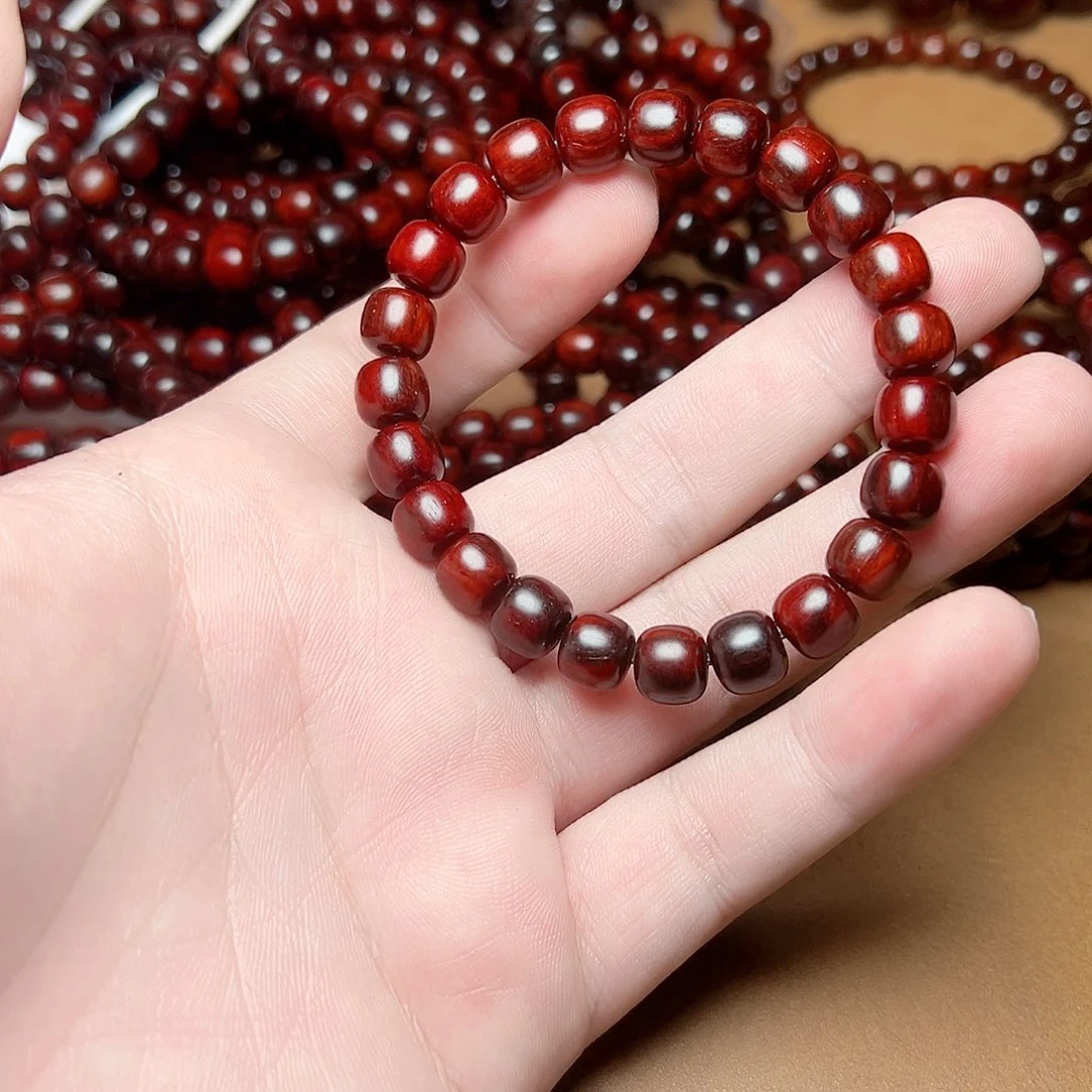 手串/手链小叶紫檀89琴料火焰纹金星