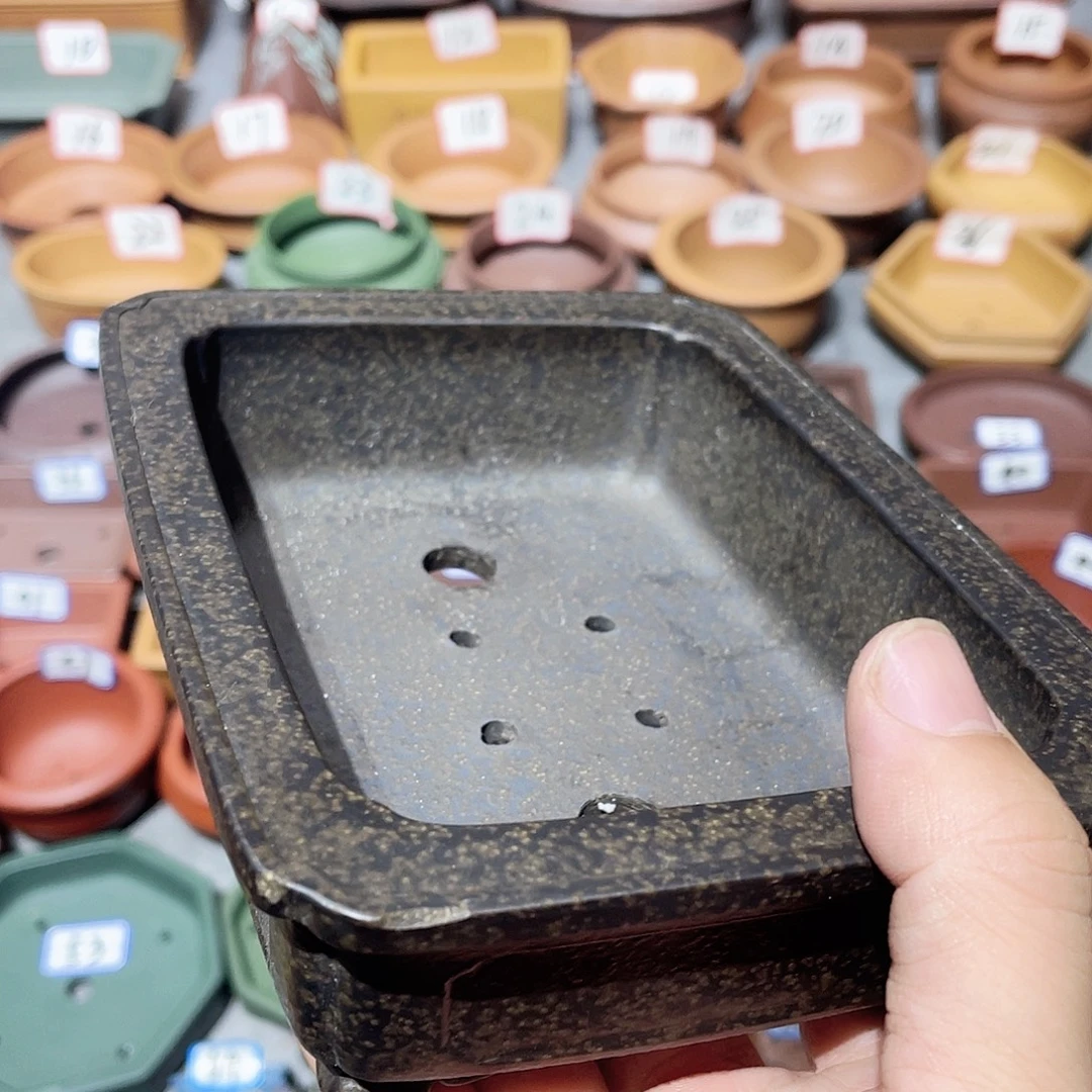 紫砂小盆14*10*3.5瑕