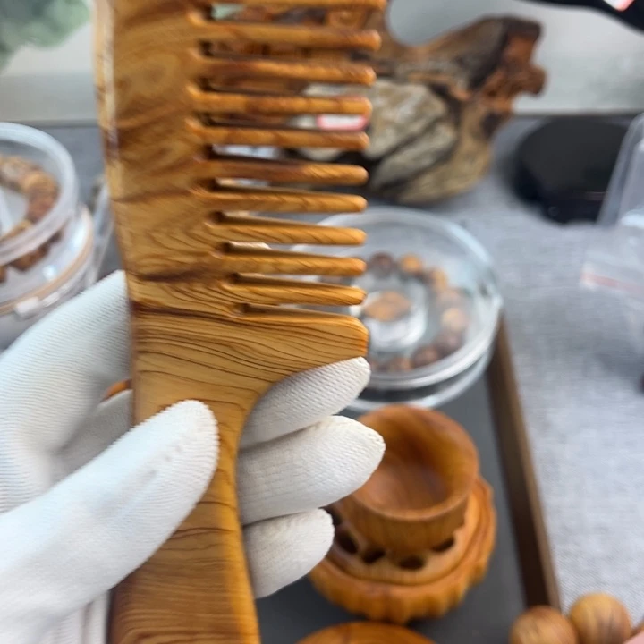 万***你柏木（崖柏）崖柏精品木梳挺好的用的