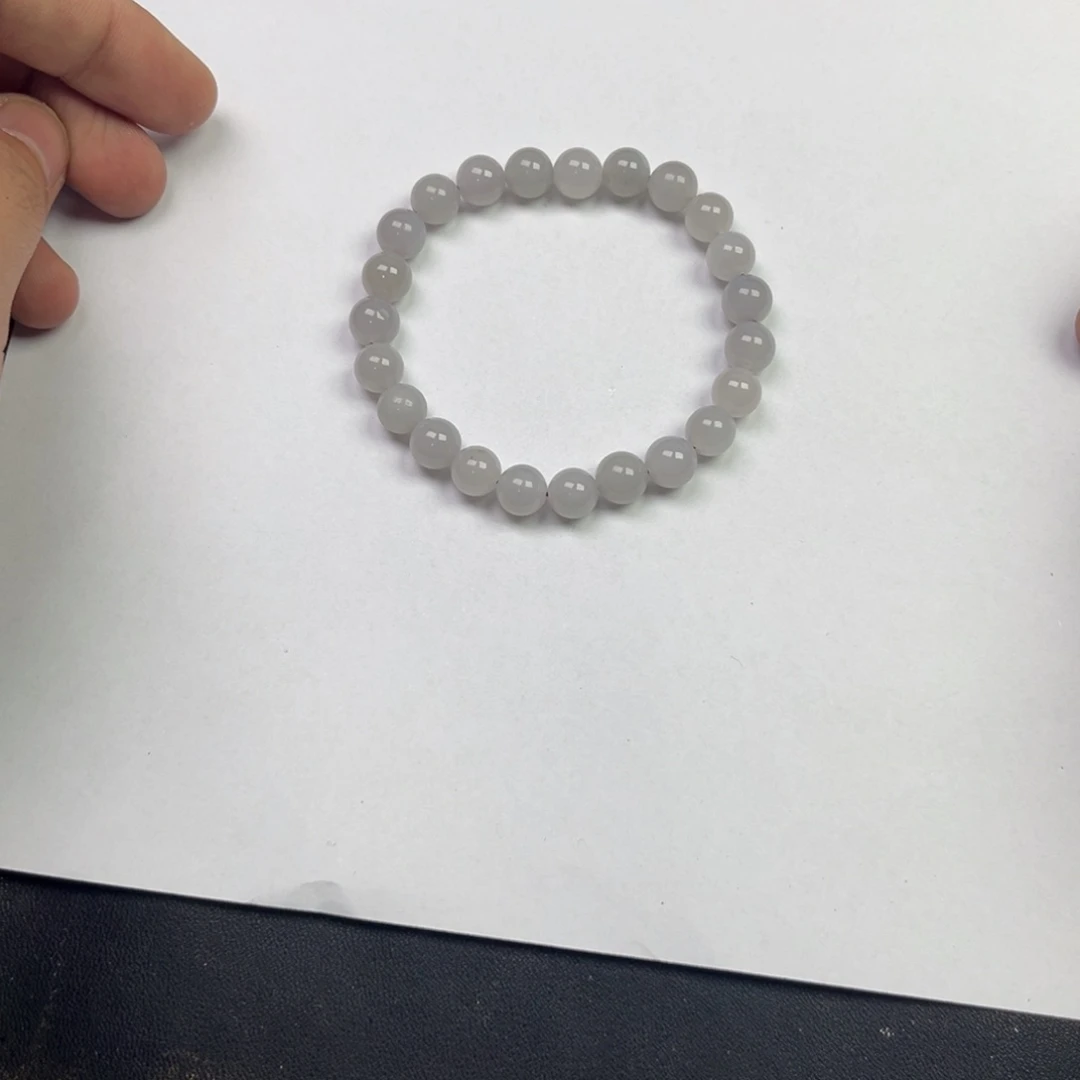 和田玉颈饰未镶嵌多样性烟紫卡8