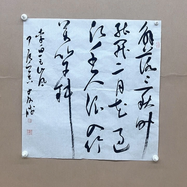 书法崔双胜68*68㎝甘肃  草书展