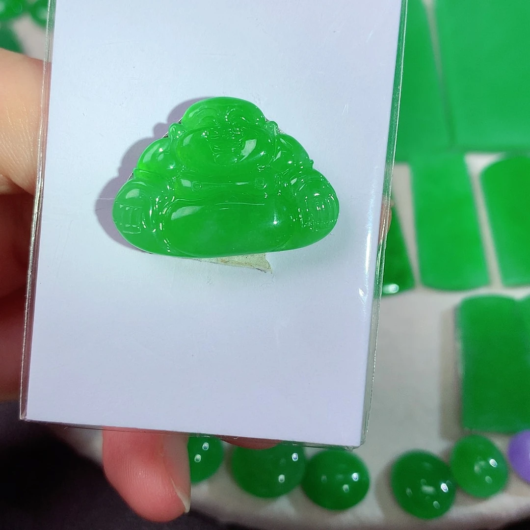 颈饰未镶嵌翡翠天然翡翠