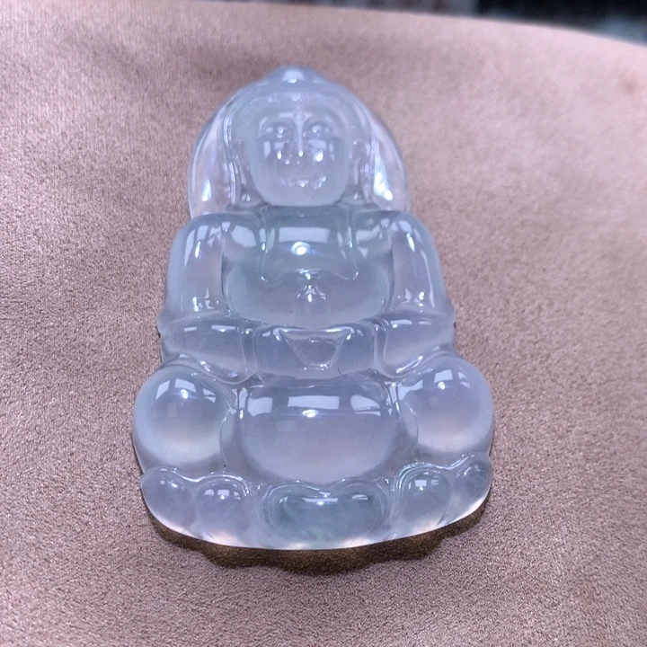 南***师颈饰未镶嵌翡翠缅甸翡翠