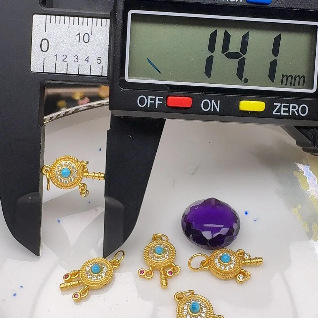 颈饰银S925镶嵌紫晶紫水晶925镶嵌107