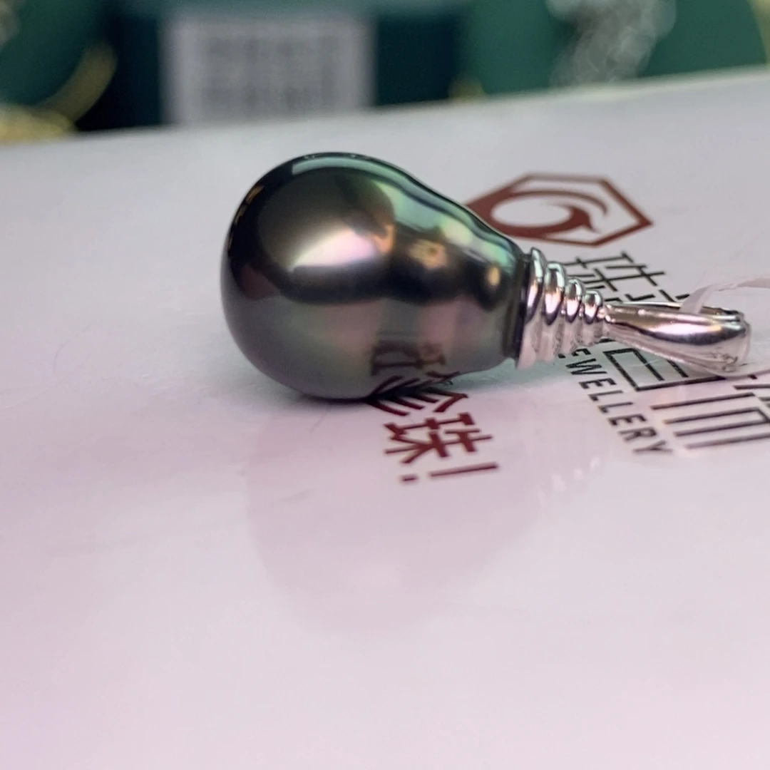 颈饰银S925镶嵌海水珍珠