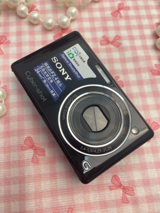 95新 Sony/索尼 w390人景好看小热门奶油肌自带磨皮1410w像素