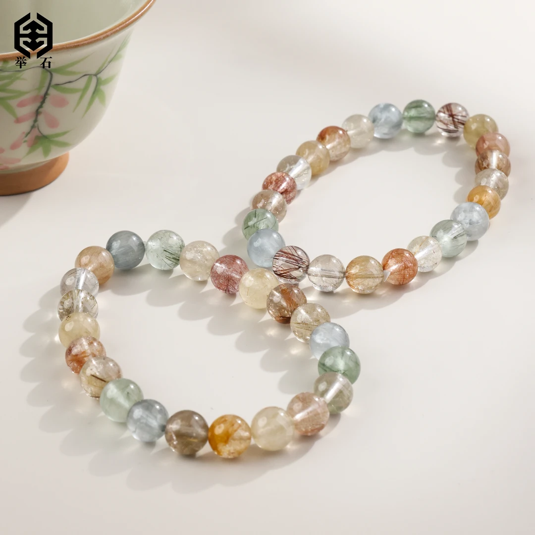 【举石精选】X0922-1773-25水晶手串（一件/多样性发/约8mm+）F