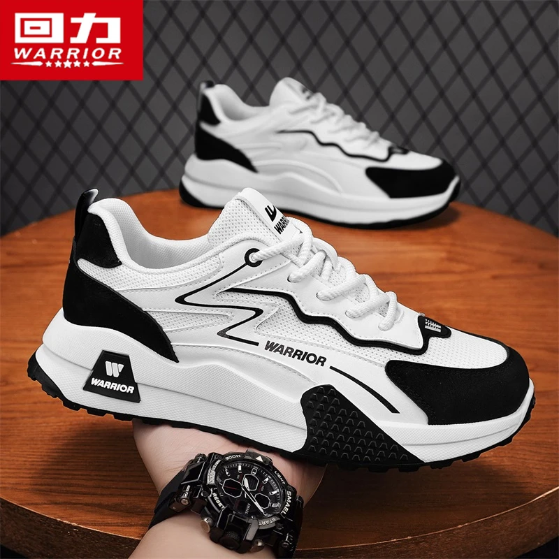 回力运动鞋男款2025夏季新款网面休闲板鞋子男鞋减震轻便跑步鞋男