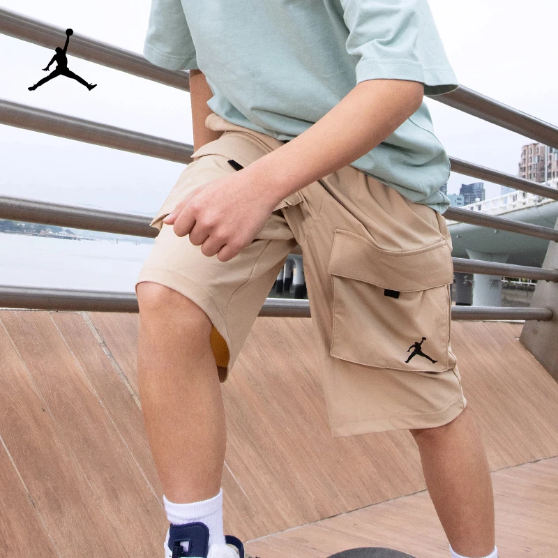 【童装旗舰】AIRJORDAN夏季童装宽松百搭男童装针织短裤JDB-WE-C537