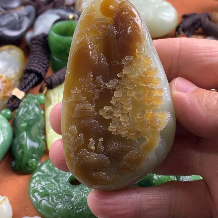 未镶嵌和田玉挂件