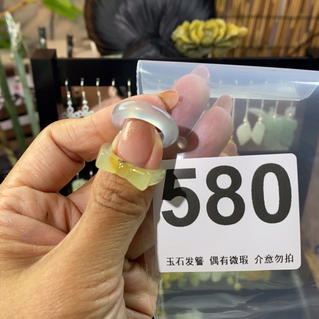 蛇纹石玉发饰未镶嵌¹****糖