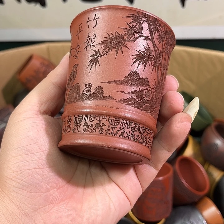 茶杯紫砂全手工紫砂主人杯