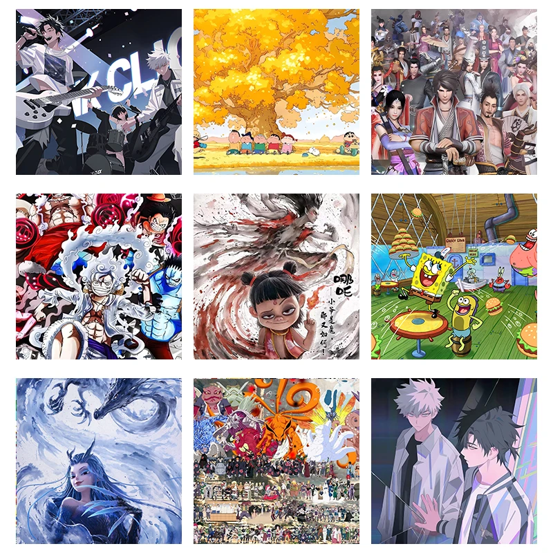 火影忍者海贼王等动漫插画
