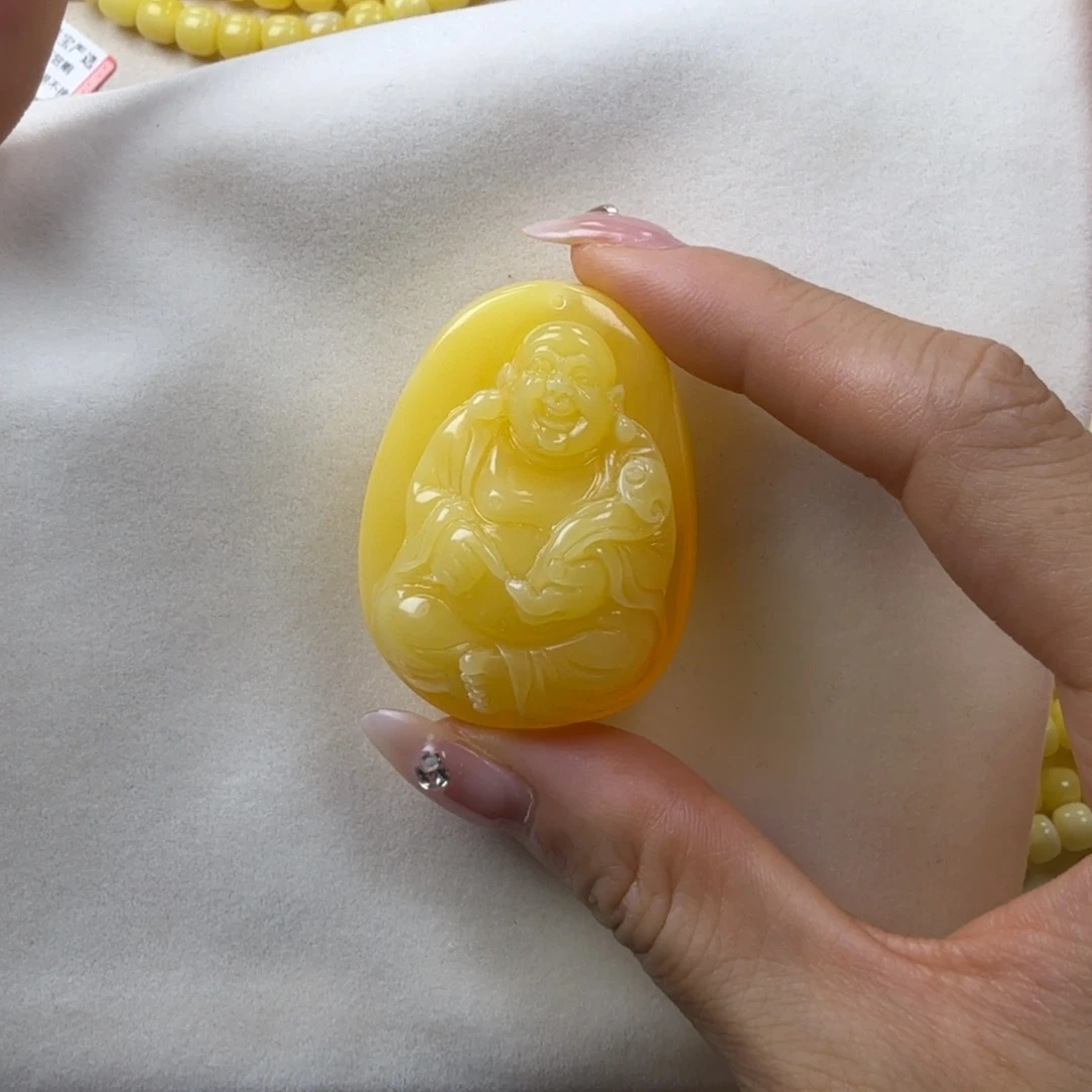 能****琥珀颈饰未镶嵌琥珀蜜蜡