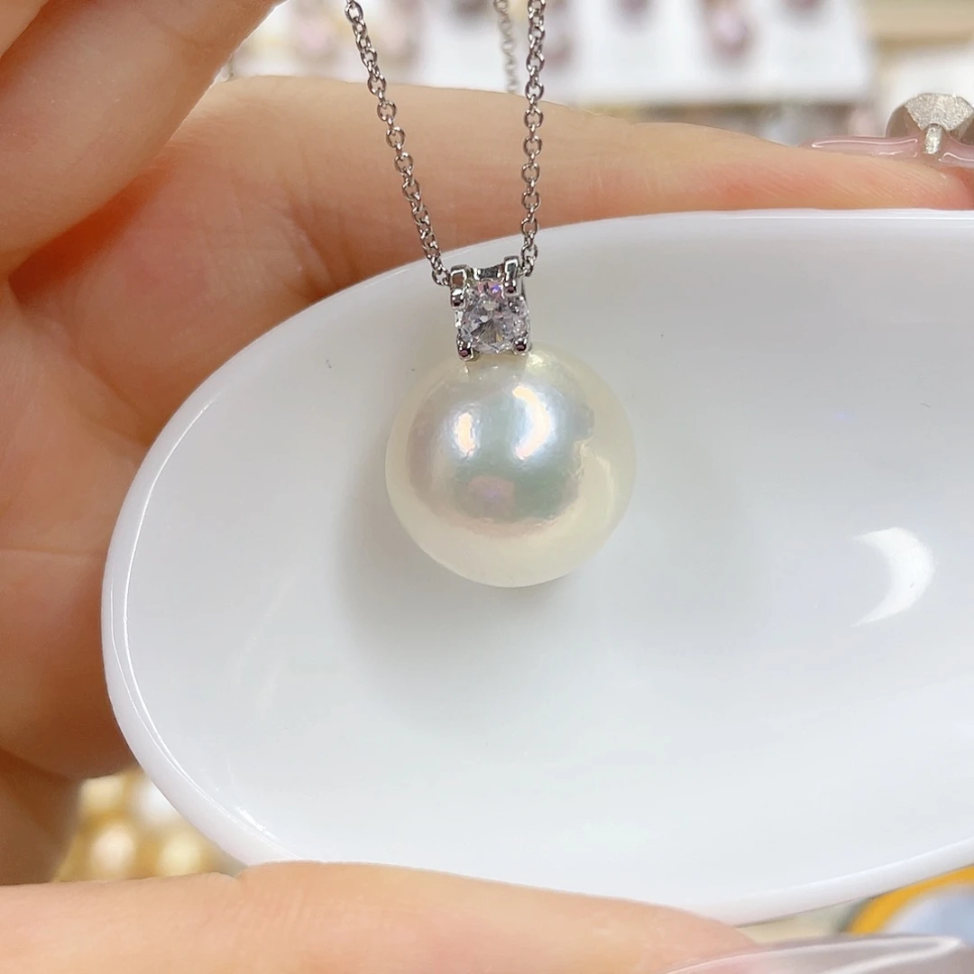 淡水珍珠未镶嵌吊坠(赠链)