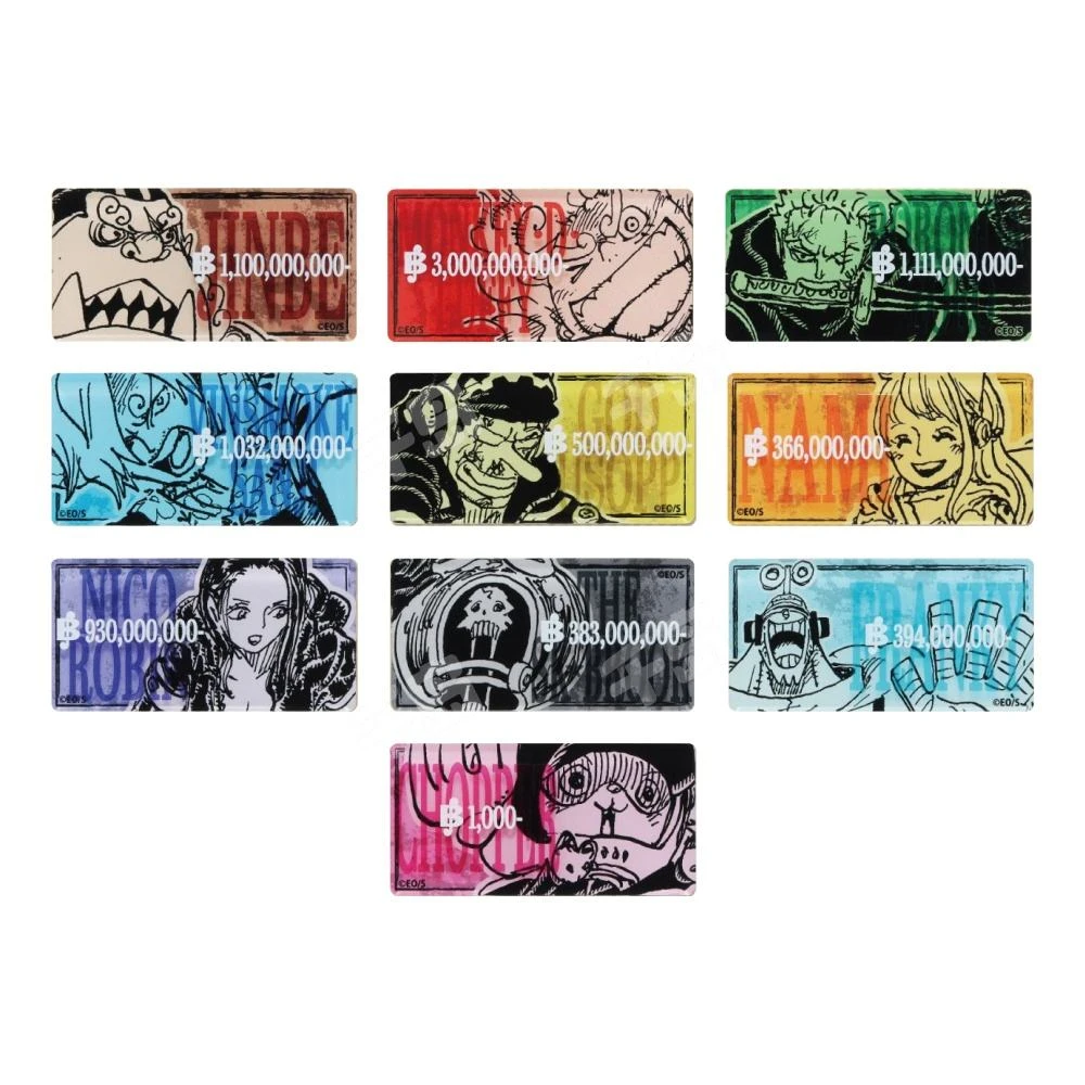 【海贼王】ONE PIECE JS夏日祭悬赏令亚克力   日谷盲盒代拆