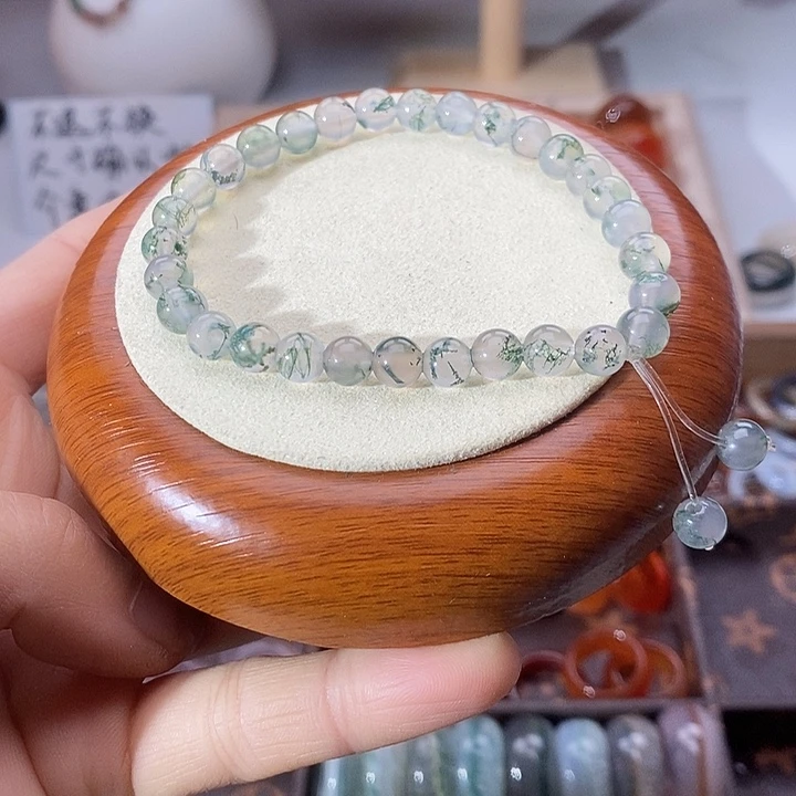 玛瑙/玉髓未镶嵌戒指A 不退换6m水草