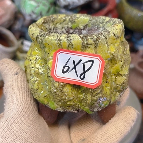 粗陶花盆手工花盆制作就这样