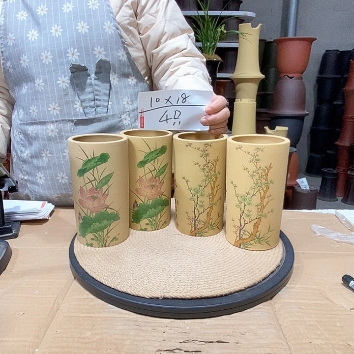 紫砂花盆紫砂花盆