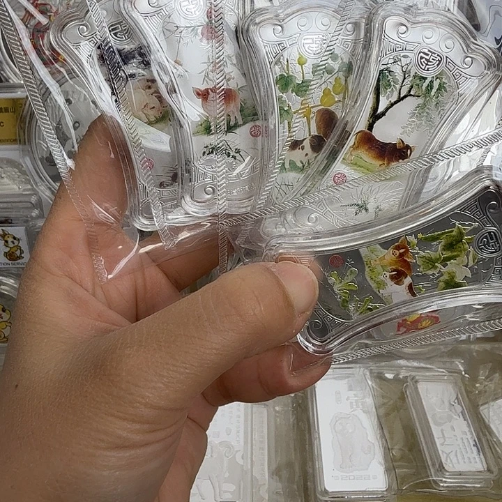 纯银2019年猪年100克生肖银条