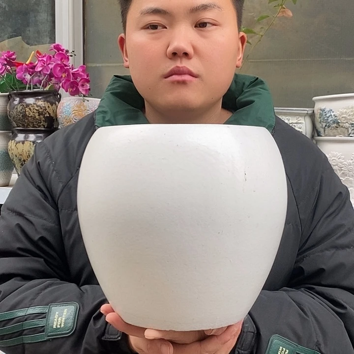 紫砂花盆口20高24福利