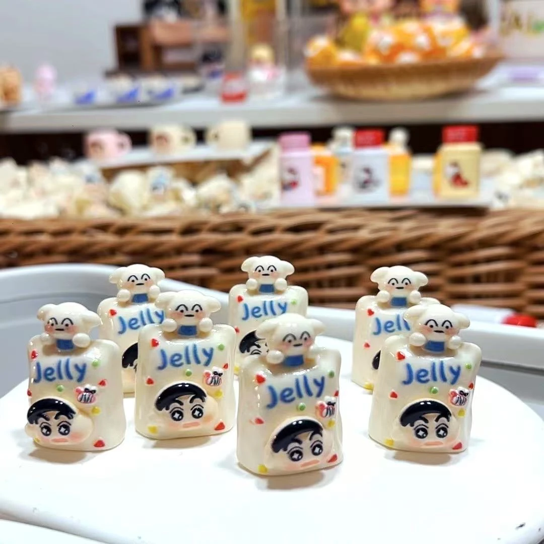 【师姐毒家定制】 立体小新小白吸吸乐（米白）树脂diy饰品配件