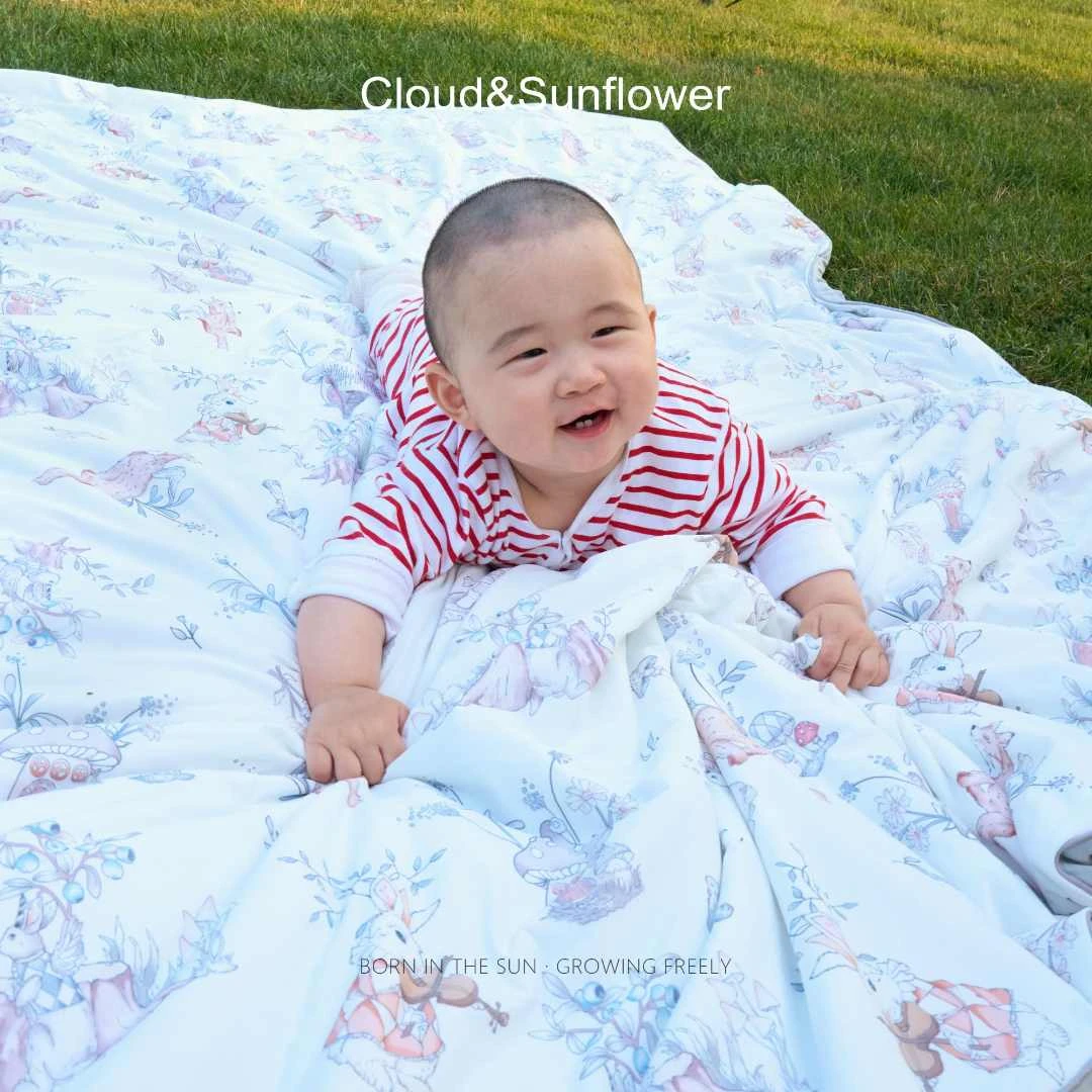 【云朵小葵】亲子卡通印花凉感夏被180*210