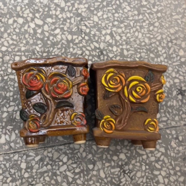 紫砂花盆粗陶材质多肉花盆