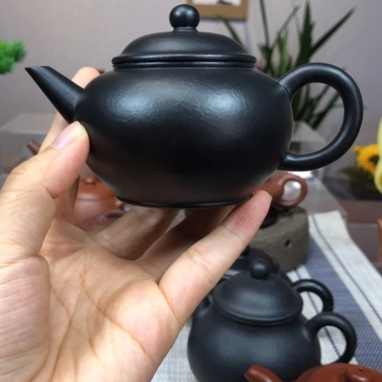 茶壶紫砂朱泥捂灰水平170cc