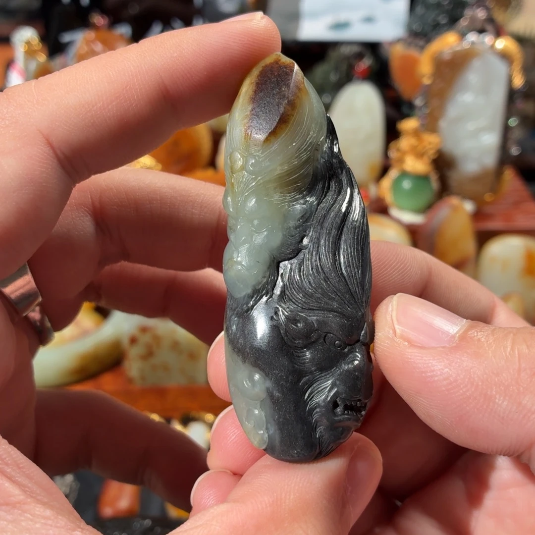 和田玉（子料）未镶嵌吊坠(赠链)42g