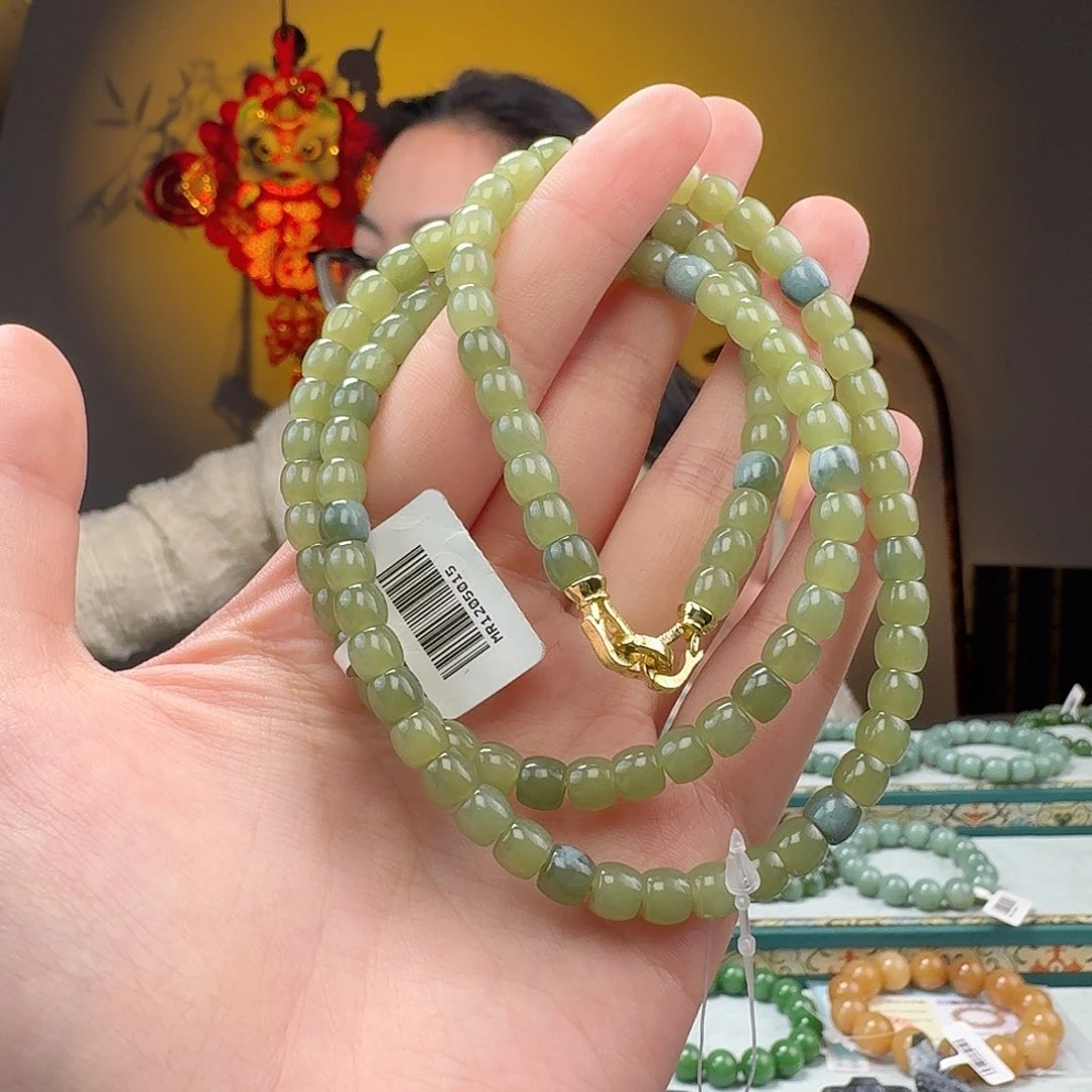 和田玉手串未镶嵌