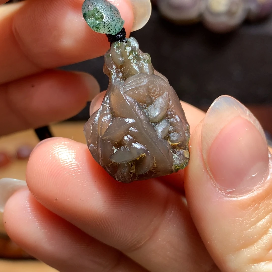 未镶嵌玛瑙/玉髓珠宝半成品