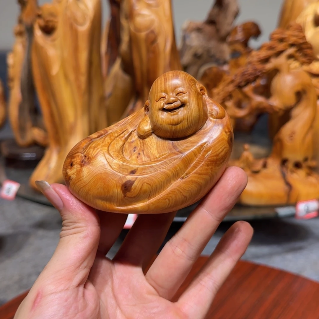 柏木崖柏手把件摆件