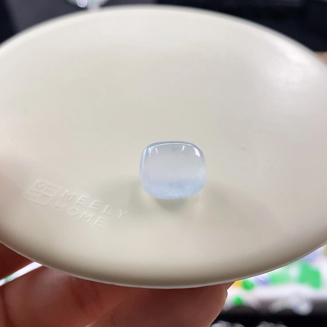 散珠翡翠白冰裸石