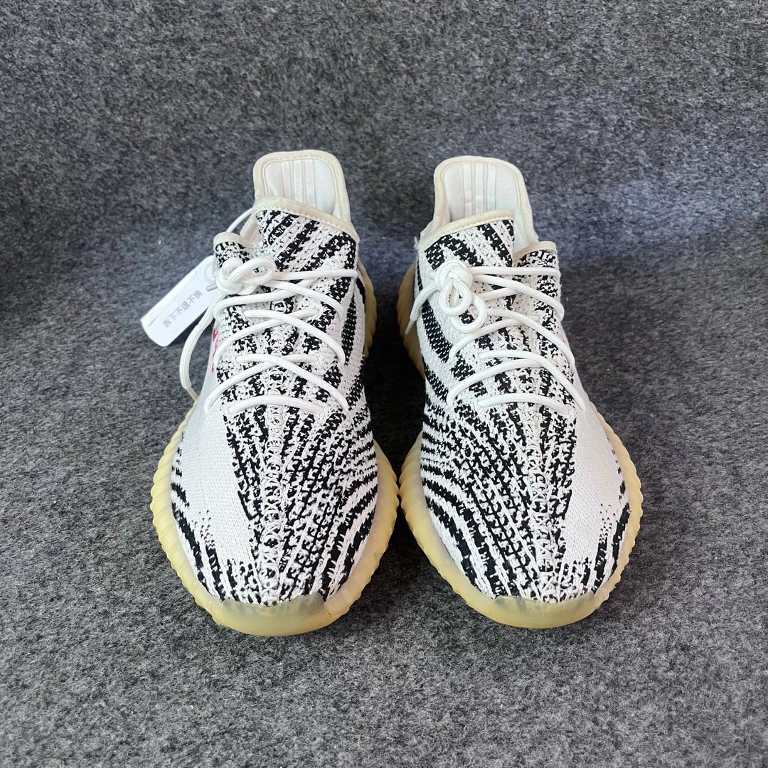 95新 LANVIN 350白斑马45码b2514鞋 冷冷