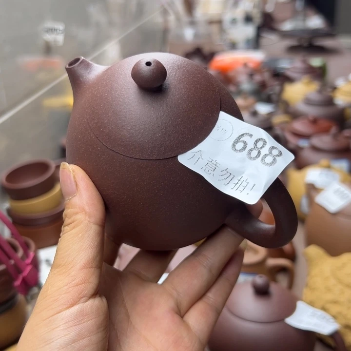 茶壶紫砂紫泥瑕疵280
