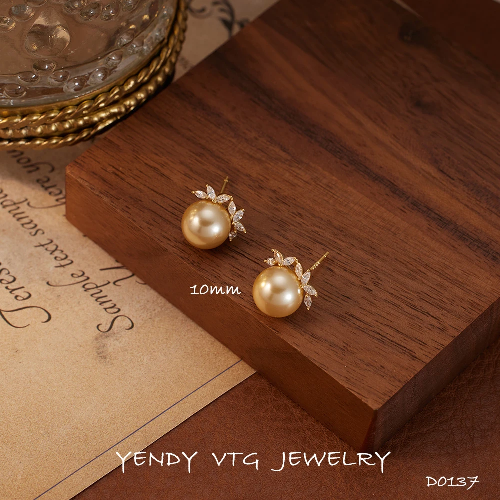 铜合金耳饰 D0137「羽忆」OBYA 订♠耳环