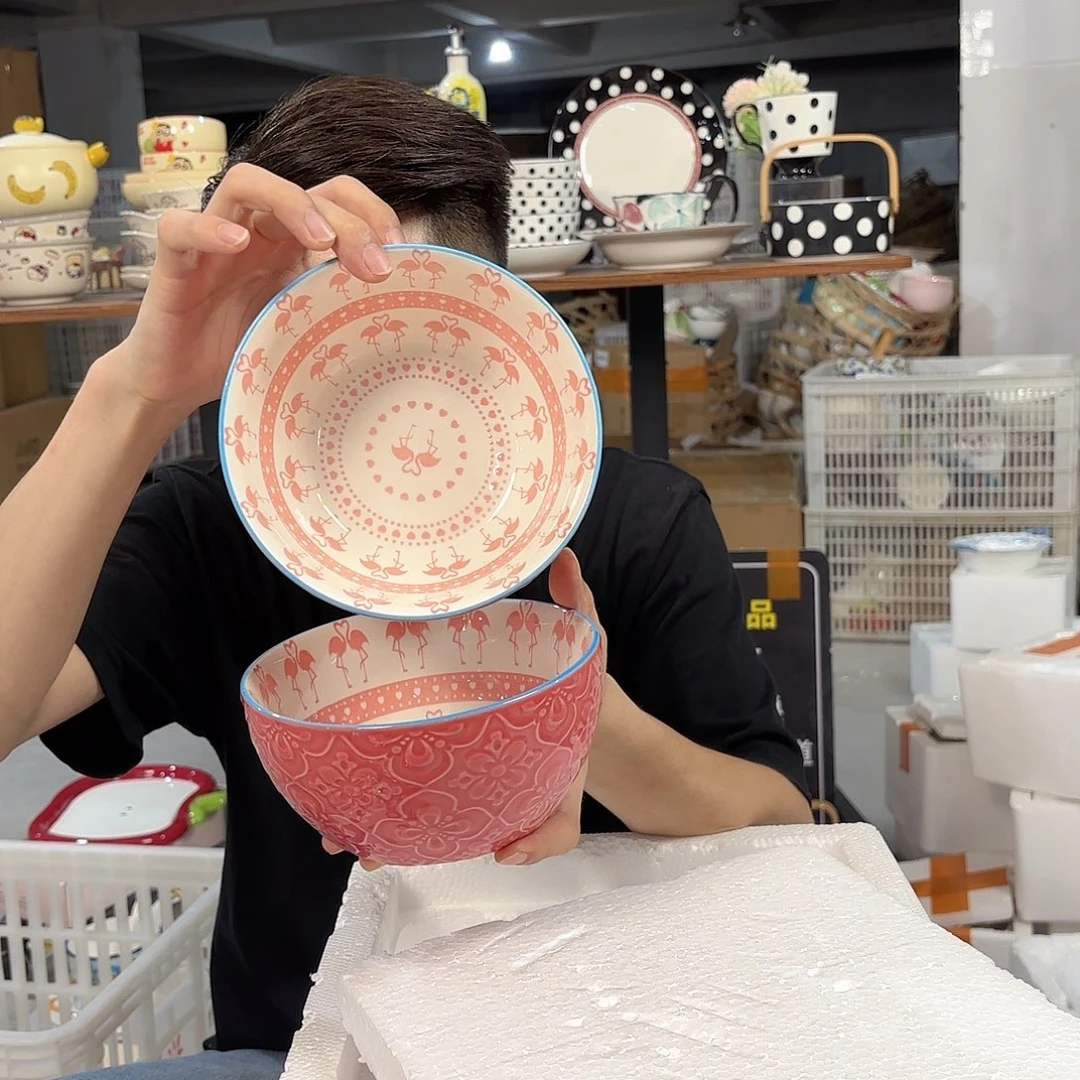 潮州微瑕陶瓷餐具6寸